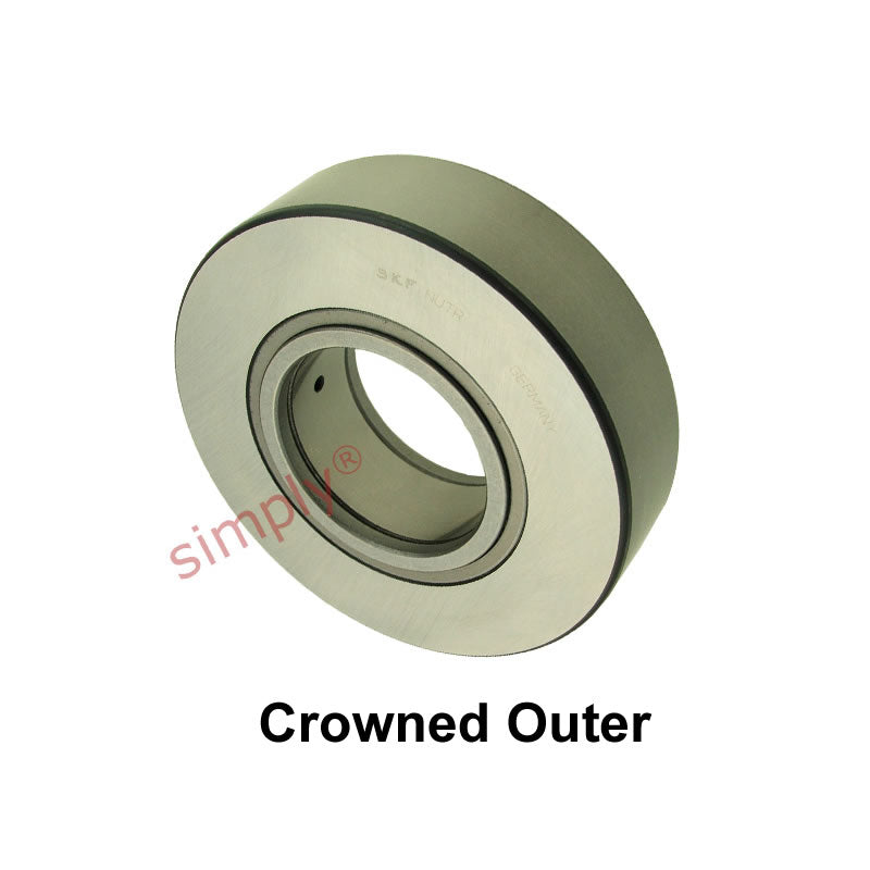 Major Brand NUTR2562A Support Roller With Axial Guidance Crowned Outer 25x62x25mm