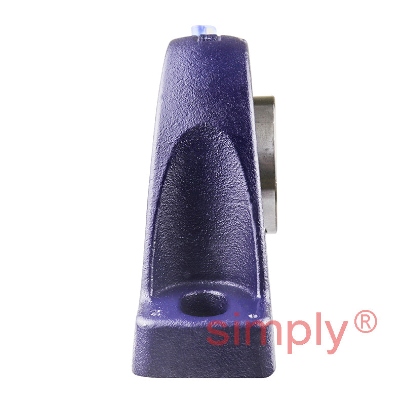 RHP SL2 Two Bolt Cast Iron Pillow Block and 2 Bore Grub Screw Full Width Insert