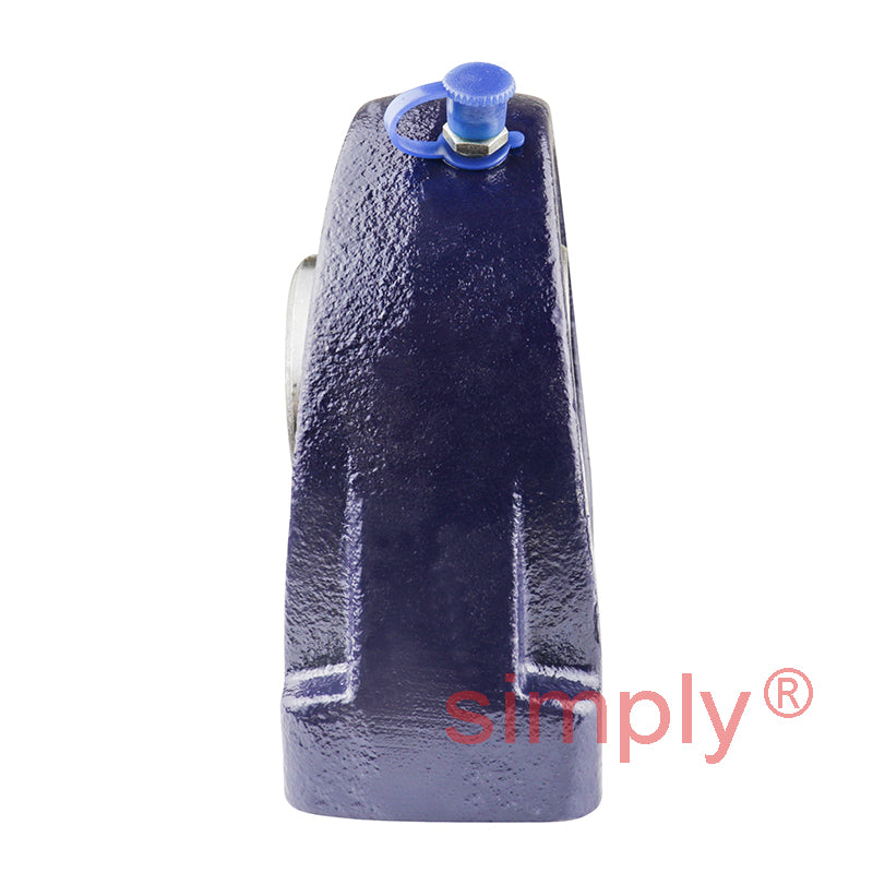 RHP SNP1-1/4 Threaded Base Small Footprint Pillow / Plummer Block and 1-1/4 inch Bore Grub Screw Full Width Insert