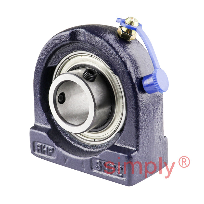 RHP SNP20 Threaded Base Small Footprint Pillow / Plummer Block and 20mm Bore Grub Screw Full Width Insert