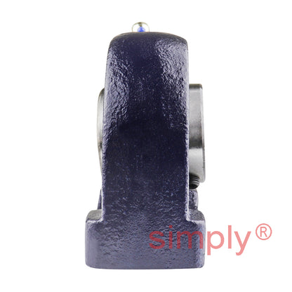 RHP SNP25 Threaded Base Small Footprint Pillow / Plummer Block and 25mm Bore Grub Screw Full Width Insert