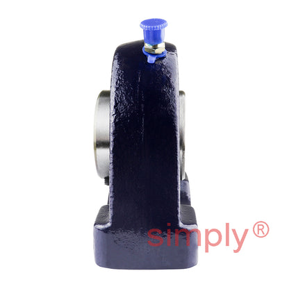 RHP SNP30 Threaded Base Small Footprint Pillow / Plummer Block and 30mm Bore Grub Screw Full Width Insert