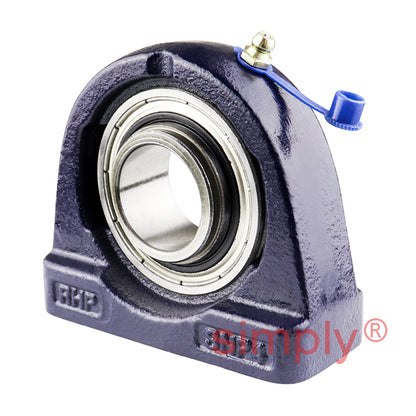 RHP SNP30EC Threaded Base Small Footprint Pillow / Plummer Block and 30mm Bore Flat Back Collar Insert