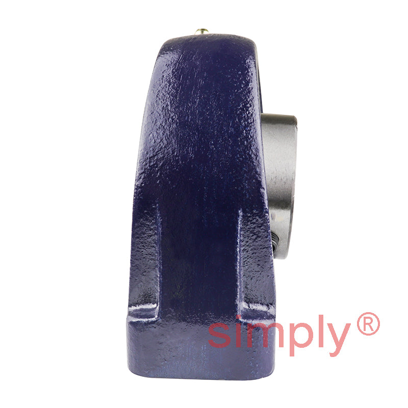 RHP SNP40 Threaded Base Small Footprint Pillow / Plummer Block and 40mm Bore Grub Screw Full Width Insert