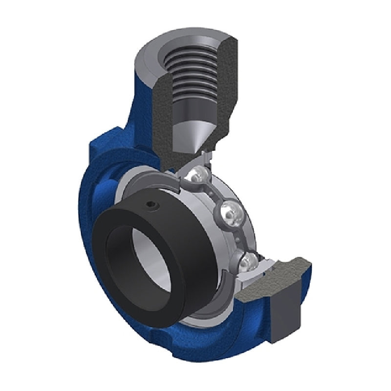 SNR ESEHE210 Metric Cast Iron Hanger Bearing Unit with Eccentric Collar Insert 50mm Bore - Allow 2-3 Days