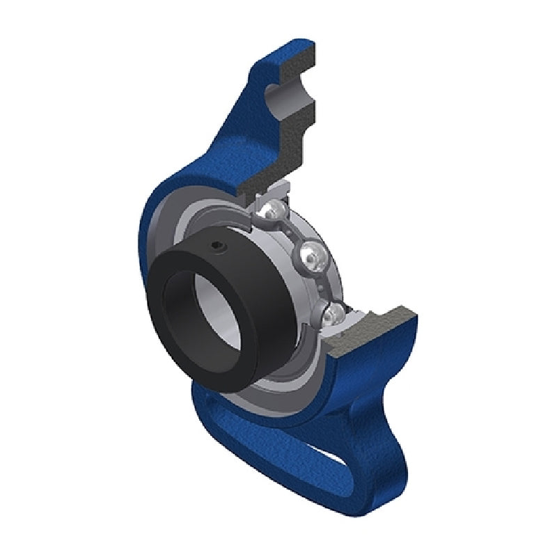 SNR ESFA204N Metric Cast Iron Adjustable Flange Unit with Eccentric Collar Insert 20mm Bore - Allow 2-3 Days