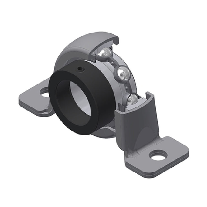 SNR ESPP205 Metric Pressed Steel Two Bolt Plummer Block Housing with 25mm Eccentric Collar Insert - Allow 2-3 Days