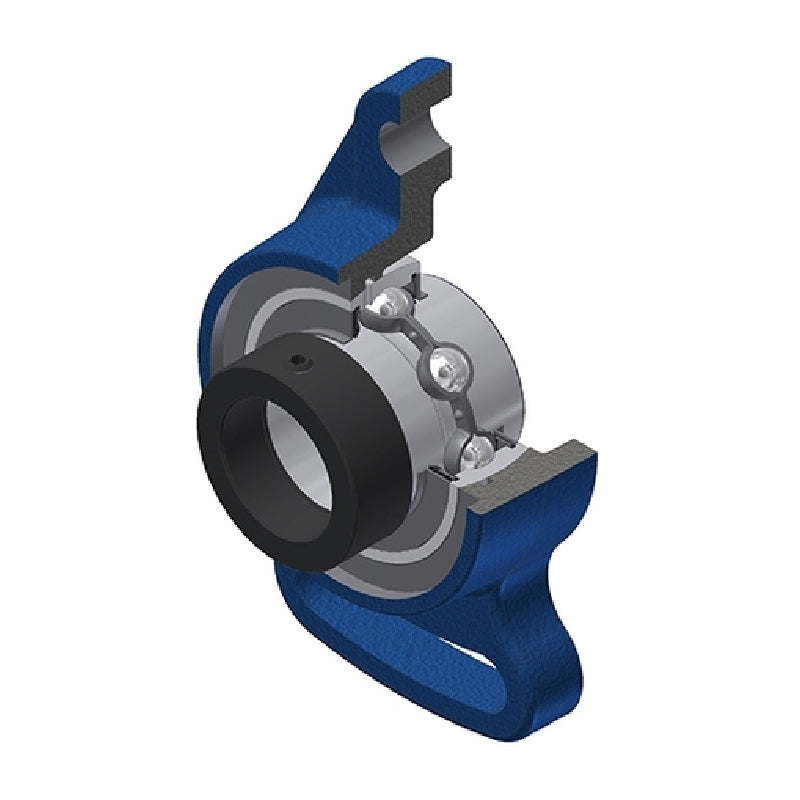 SNR EXFA202N Metric Cast Iron Adjustable Flange Unit with Eccentric Collar Insert 15mm Bore - Allow 2-3 Days