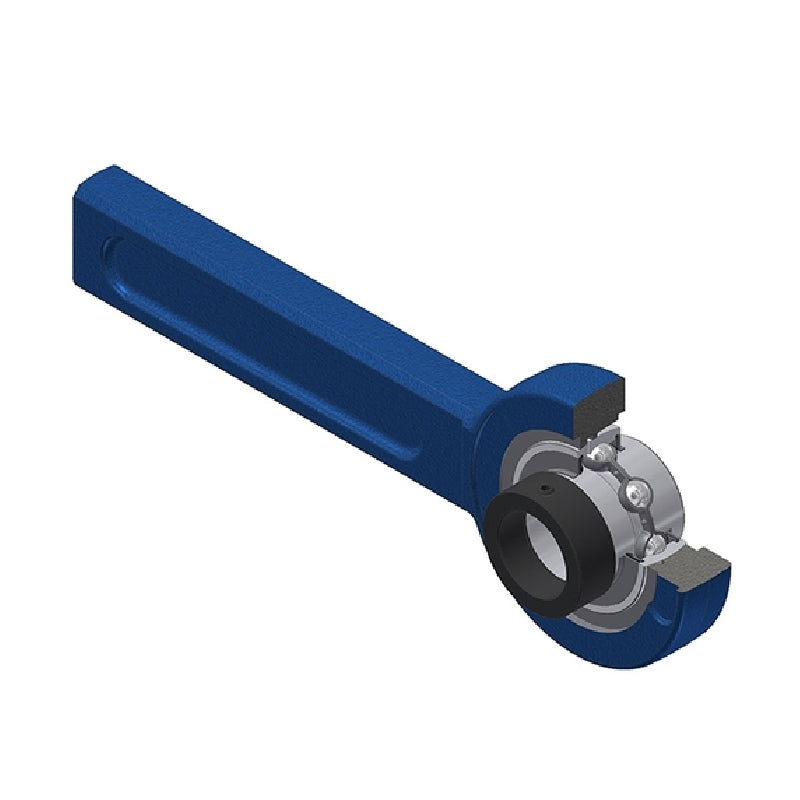 SNR EXSP202N Metric Cast Iron Tensioner Unit with 15mm Bore Eccentric Collar Insert - Allow 2-3 Days