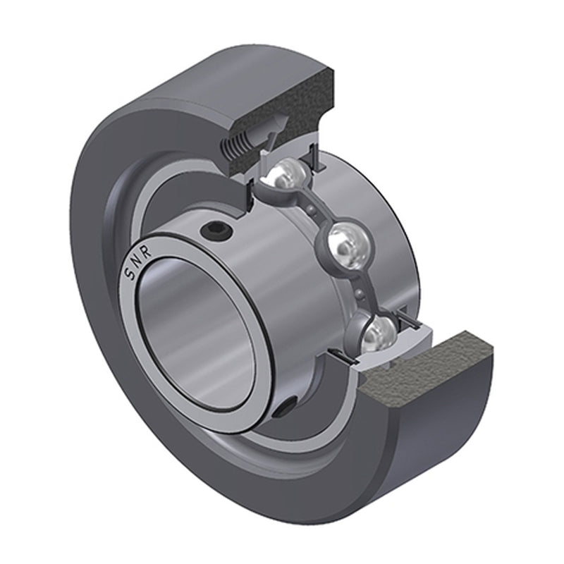 SNR UCC313 Metric Cast Iron Cartridge Unit with 65mm Bore Insert 50mm Outside Dia - Allow 2-3 Days