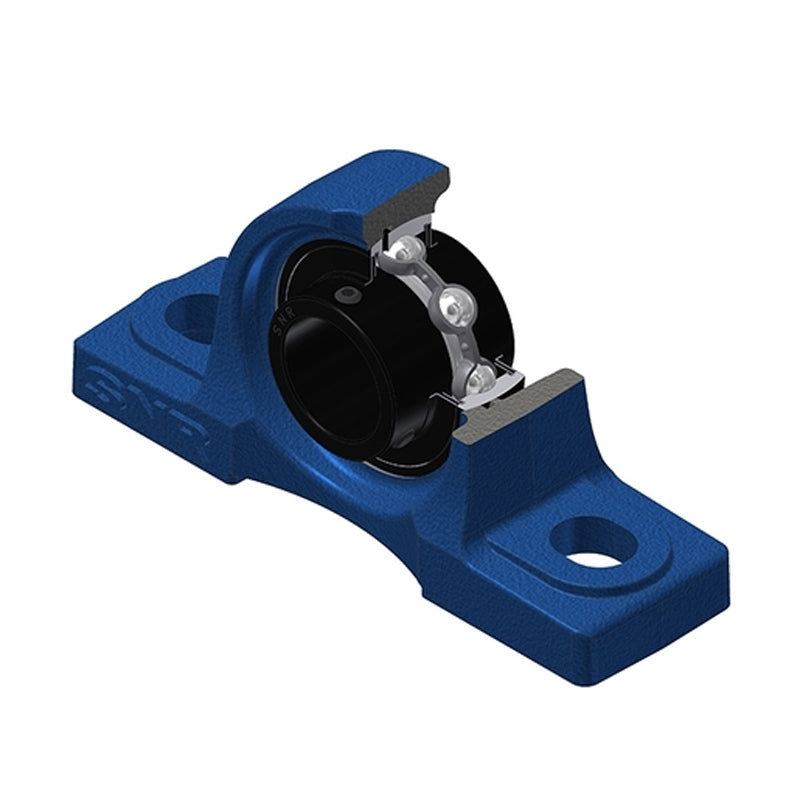 SNR UCP208-24T20 Imperial Cast Iron Two Bolt Pillow / Plummer Block Housing with 1-1/2 inch Bore Insert Wide Temperature Version - Allow 2-3 Days