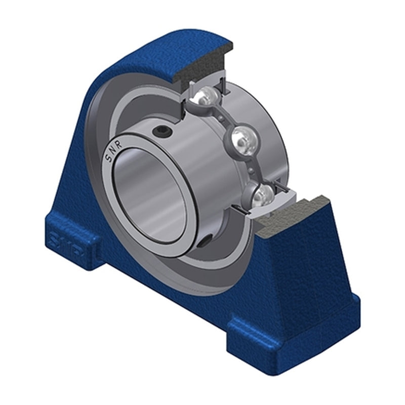 SNR UCPAE209N Threaded Base Small Footprint Metric Pillow / Plummer Block Housing Supplied with 45mm Bore Insert - Allow 2-3 Days