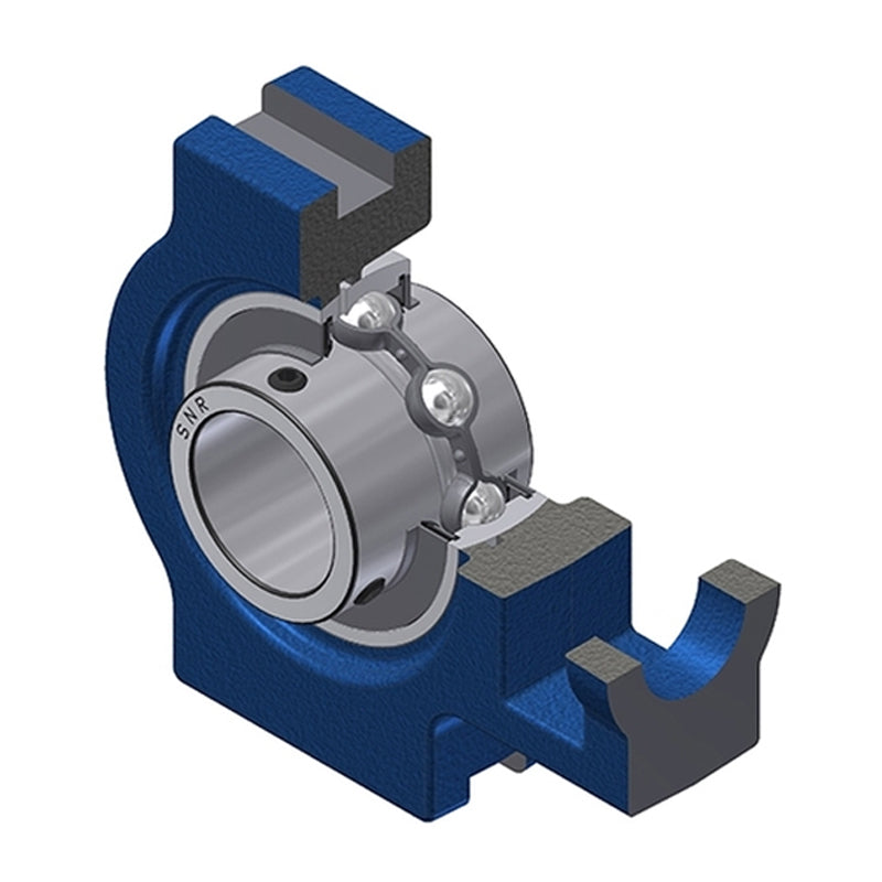 SNR UCT202-10 Imperial Cast Iron Take Up Unit with 5/8 inch Bore Bearing Unit - Allow 2-3 Days