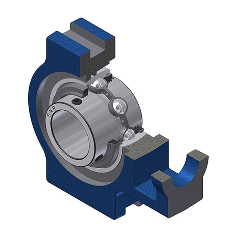 SNR UCT210NL3 Metric Cast Iron Take Up Unit with 50mm Bore Bearing Unit - Allow 2-3 Days