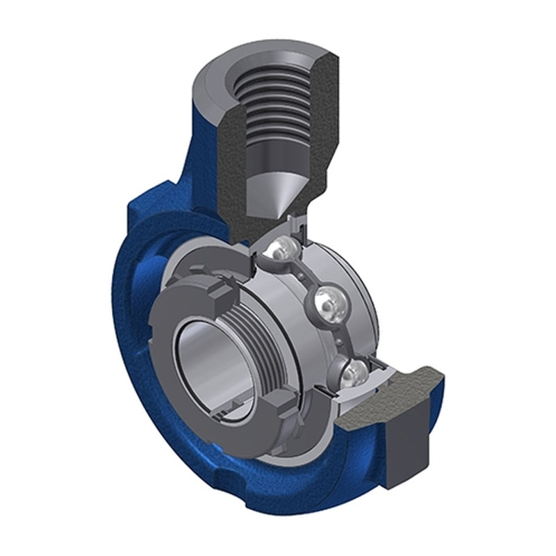 SNR UKEHE207H Metric Cast Iron Hanger Bearing Unit with 30mm Bore Insert and Adaptor Sleeve - Allow 2-3 Days