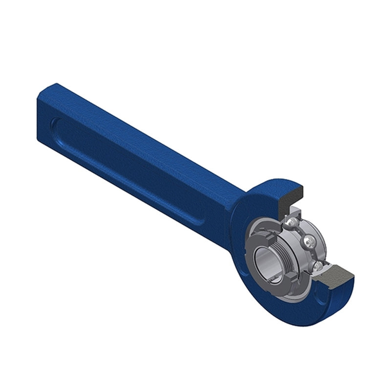 SNR UKSP205H Metric Cast Iron Tensioner Unit with Insert and Adaptor Sleeve Fits 20mm Shaft - Allow 2-3 Days