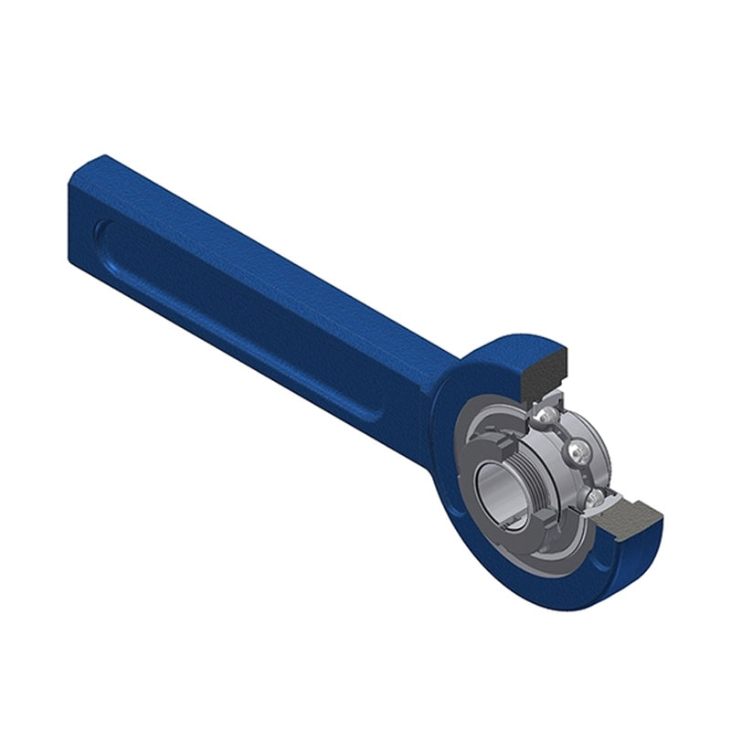 SNR UKSP208HN Metric Cast Iron Tensioner Unit with Insert and Adaptor Sleeve Fits 35mm Shaft - Allow 2-3 Days