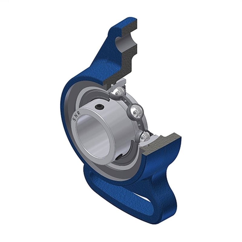 SNR USFA206N Metric Cast Iron Adjustable Flange Unit with 30mm Insert - Allow 2-3 Days