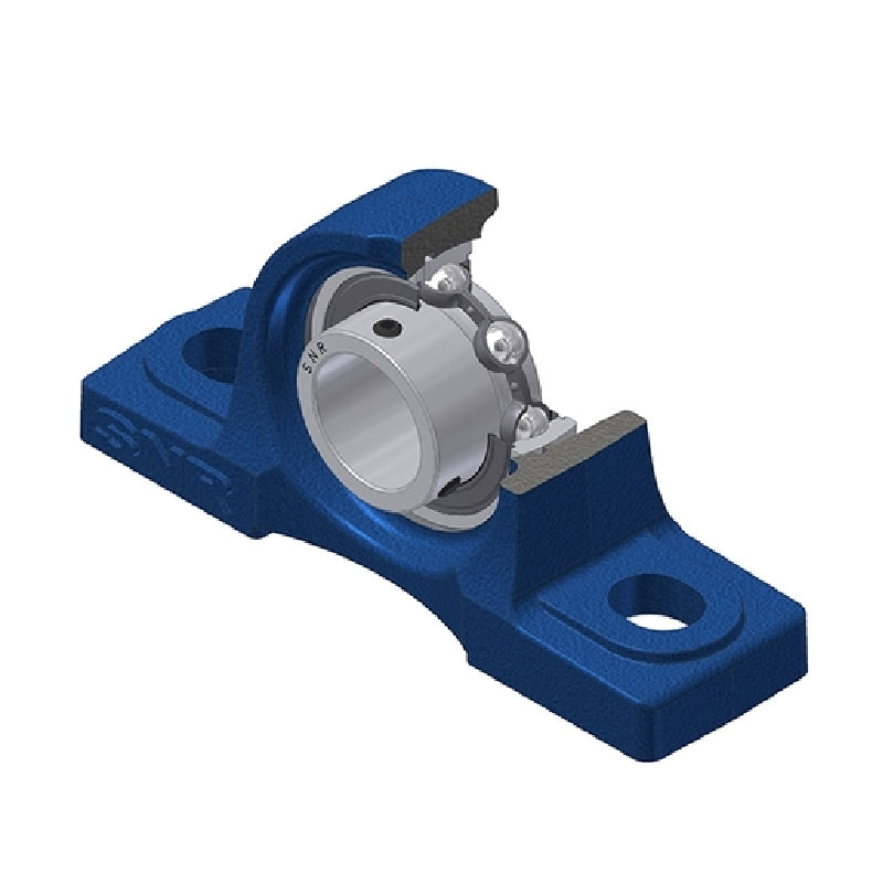 SNR USP212-39 Imperial Cast Iron Two Bolt Pillow / Plummer Block Housing with 2-7/16 inch Bore Insert - Allow 2-3 Days