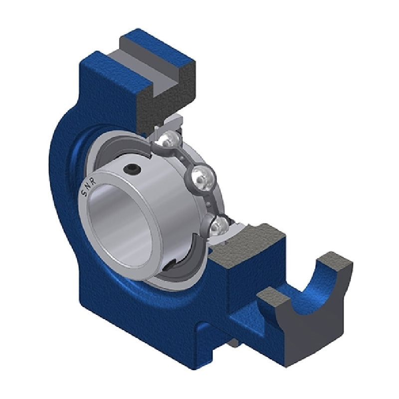SNR UST212 Metric Cast Iron Take Up Unit with 60mm Bore Bearing Unit - Allow 2-3 Days