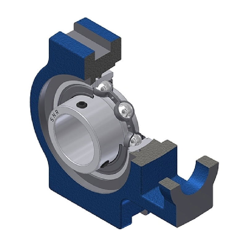 SNR UST210N Metric Cast Iron Take Up Unit with 50mm Bore Bearing Unit - Allow 2-3 Days