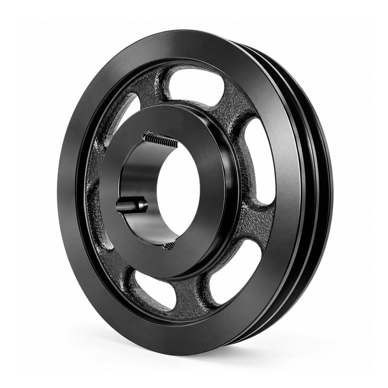 400X2SPA 400mm Pitch Diameter SPA Section Tapered Locking Bush Type Pulley with 2 Grooves (Bush not Incl.)