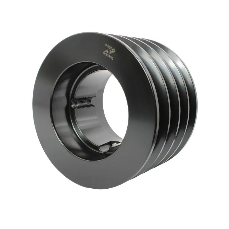 PowerDrive 132X4SPB 132mm Pitch Diameter SPB Section Tapered Locking Bush Type Pulley with 4 Grooves (Bush not Incl.) - Allow 2-3 Days