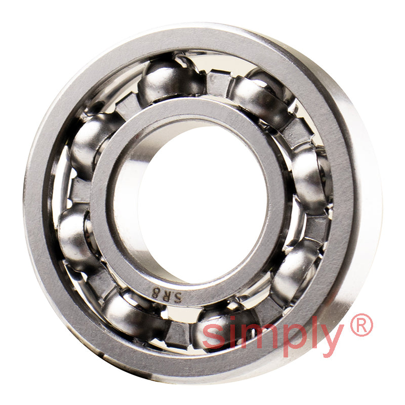 SR8 Budget Open Imperial Stainless Steel Deep Groove Ball Bearing 1/2x1-1/8x1/4 inch