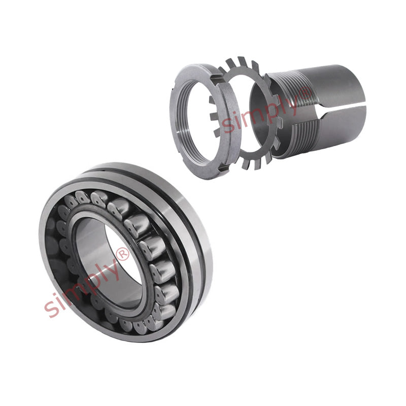 FAG 23196KMB Spherical Roller Bearing with H3196 Adapter Sleeve 450x790x248mm