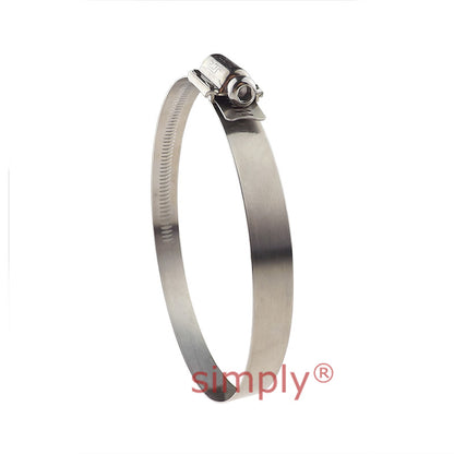 JCS TTK70 Stainless Steel Tamper Proof Hose Clip Adjustment Range 55-70mm Band Width 16mm