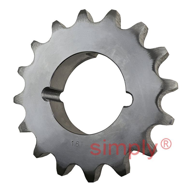 16 Tooth 10B Simplex Sprocket Tapered Locking Bush Type for 5/8 inch Pitch Chain (Bush not Incl.)