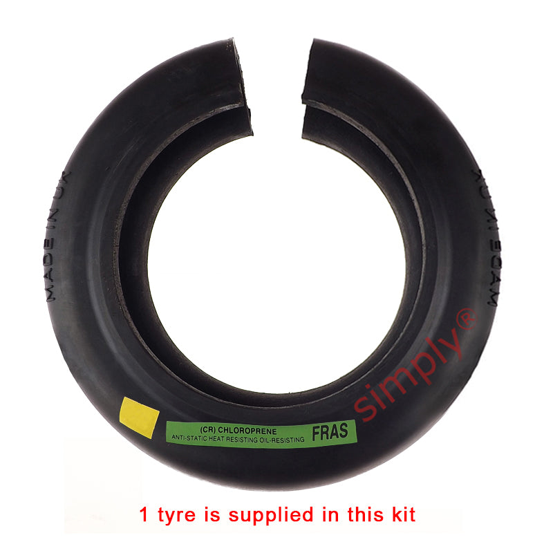 Major Brand F110H/F110F Inner/Outer Facing Taper Bores Type Tyre Drive Coupling Assembly with Fire Resistant Antistatic (F.R.A.S) Tyre