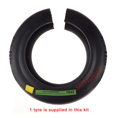 Major Brand F40F/F40B Inner Facing Taper Bore/Pilot Bored Tyre Drive Coupling Assembly with Fire Resistant Antistatic (F.R.A.S) Tyre