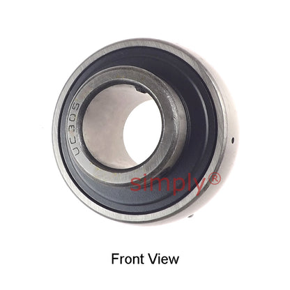 UC305 Heavy Duty Metric Bearing Insert With 25mm Bore 62mm Outside Dia