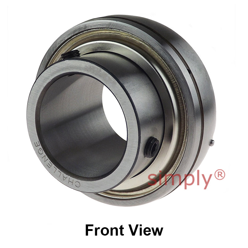 Challenge UC204-12 Imperial Insert with Grub Screws with 3/4 inch Bore 47mm Outside Dia and Triple Lip Seal Ideal for Agricultural and Outdoor Use