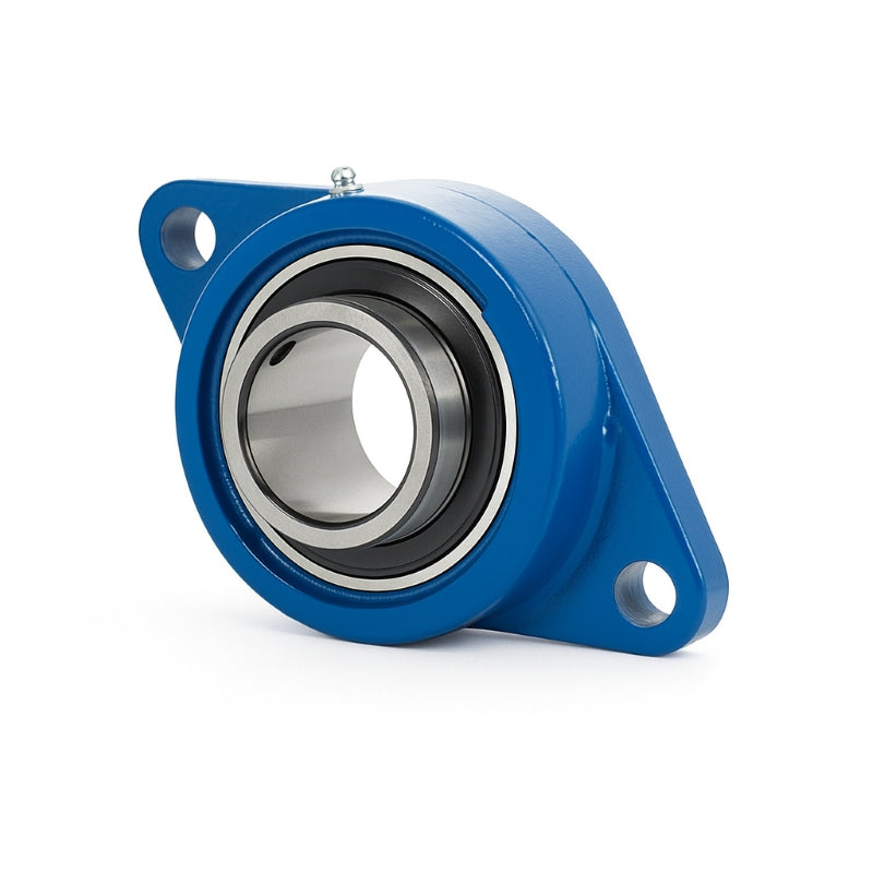 Major Brand UCFL207T-20E Imperial Steel Two Bolt Oval Housing for Bearing Inserts with 1-1/4 inch Outer Diameter - Allow 3-4 Weeks