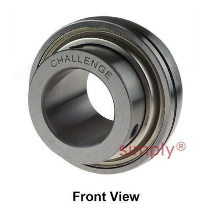 Challenge UCX10-32 Imperial Insert with Grub Screws with 2 inch Bore 100mm Outside Dia and Triple Lip Seal Ideal for Agricultural and Outdoor Use