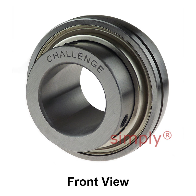 Challenge UCX05-16 Imperial Insert with Grub Screws with 1 inch Bore 62mm Outside Dia and Triple Lip Seal Ideal for Agricultural and Outdoor Use