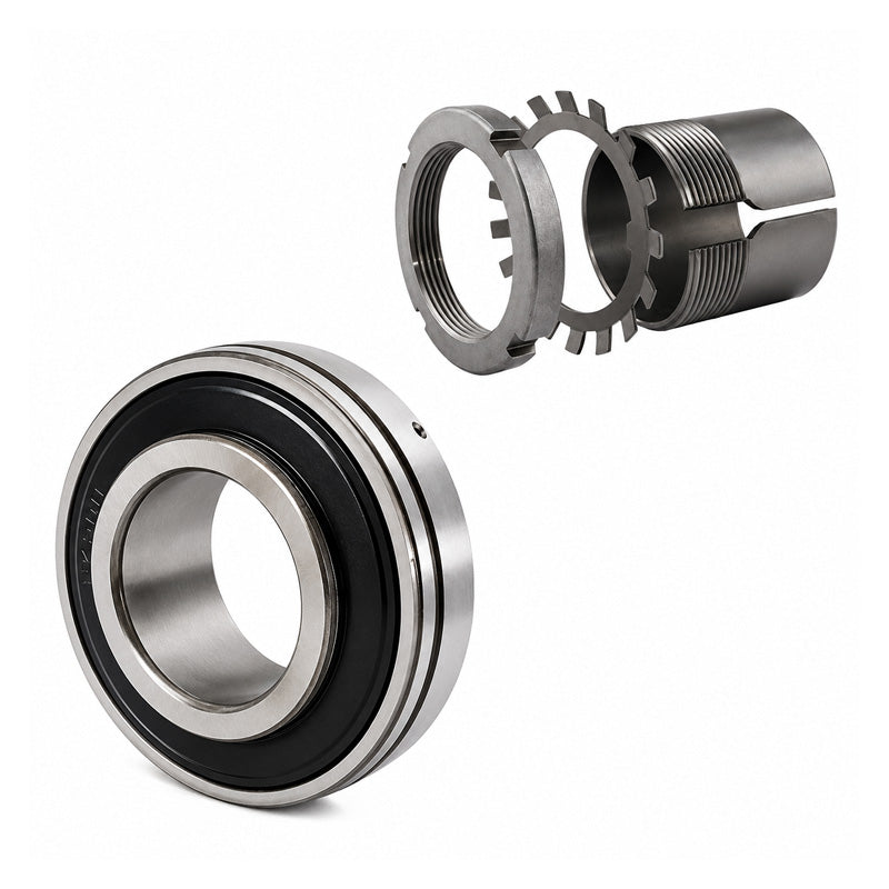 UK206/H2306 Taper Bore Bearing Insert and Sleeve Fits 25mm Shaft