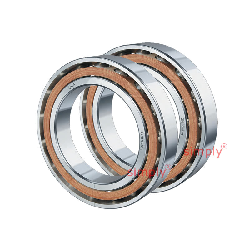 UKF 719USS40A21I1DBM Super Precision Angular Contact Spindle Bearing 40x62x12mm