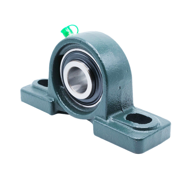 UKP211 Metric Cast Iron Two Bolt Pillow / Plummer Block Housing with 55mm Tapered Bore Insert (Requires Adaptor Sleeve - Sold Seperately)