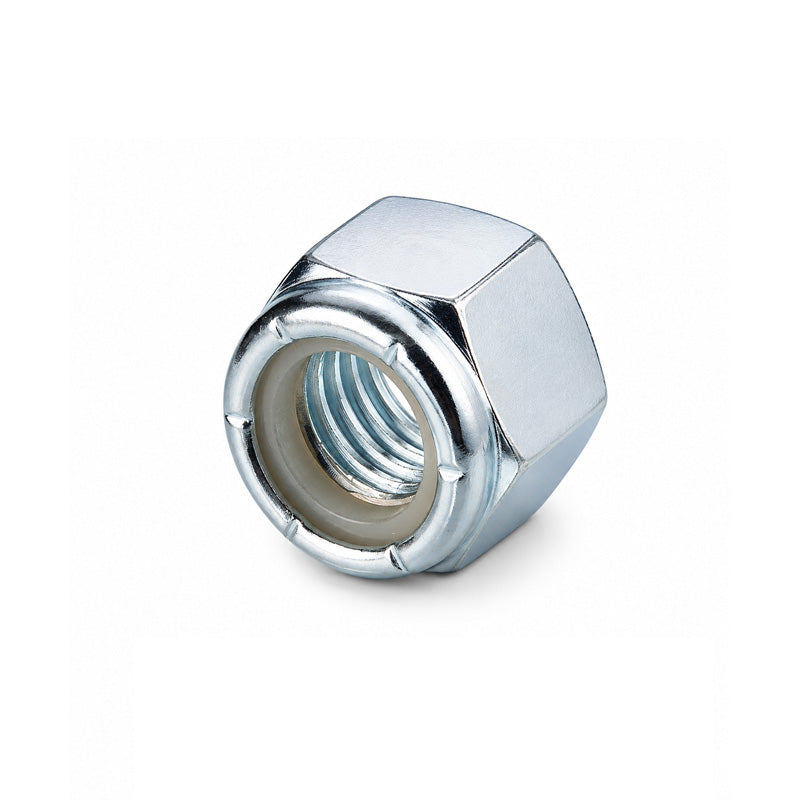 Unifix M16x24 - Class 8 Steel Insert Nut DIN 982 with 2mm Pitch and Bright Zinc Plated Finish