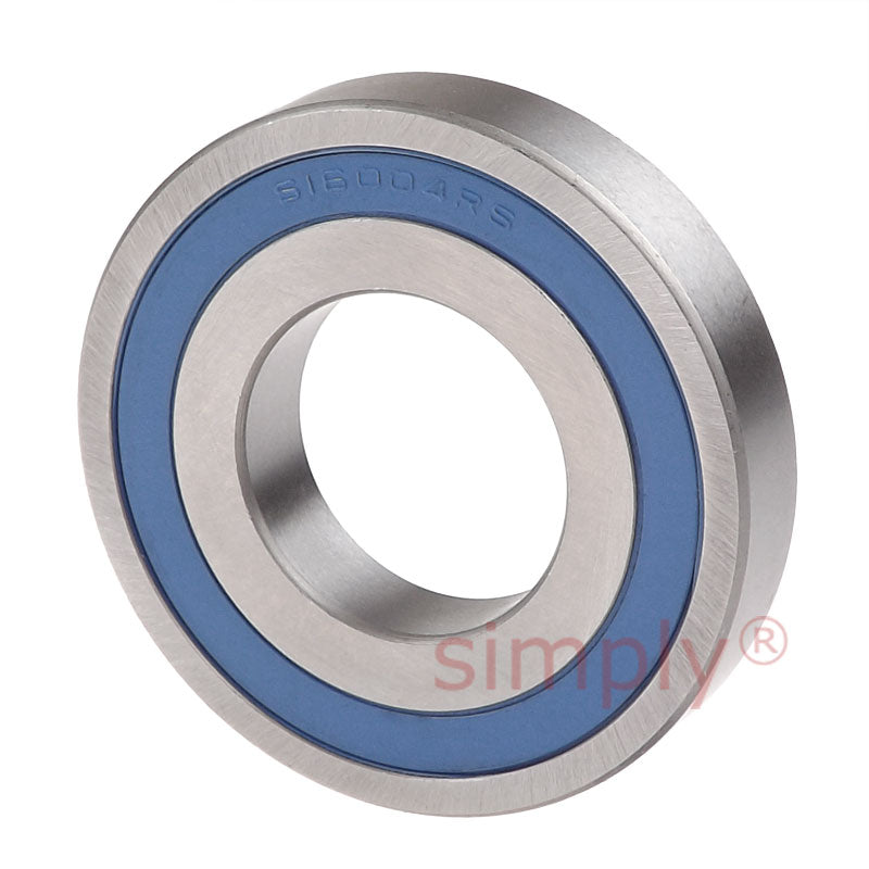 W160042RS Quality Budget Stainless Steel Rubber Sealed Deep Groove Ball Bearing 20x42x8mm