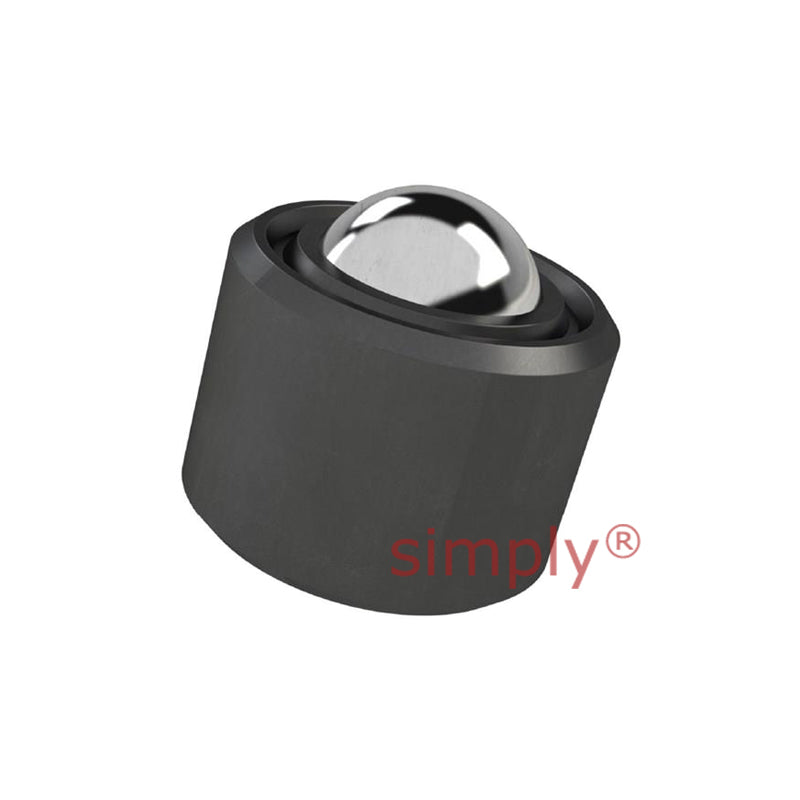 High-Performance Push Fit Ball Transfer Unit with 38.1mm Stainless Steel Ball - Load Capacity 700kg - Allow 2-3 Days