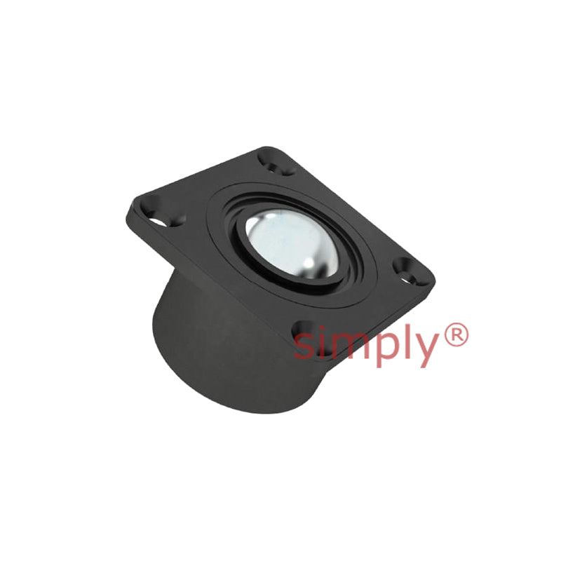 High-Performance High Capacity 4 Bolt Top Mounted Square Ball Transfer Unit with 50.8mm Stainless Steel Ball - Load Capacity 1364.12kg - Allow 2-3 Days