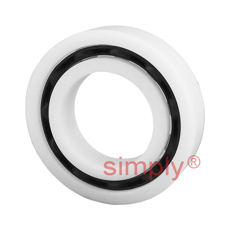 xiros xirodur BB6005B18010ES Open Type Radial Groove Ball Bearing with PA Cage and Stainless Steel Balls 25x47x12mm