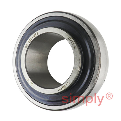 SKF YSA207-2FK Tapered Bore Bearing Insert 30 mm Bore (without Adaptor Sleeve) 72mm Outside Diameter